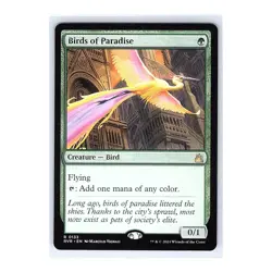 Birds of Paradise #133 Regular Rare MTG 24 Ravnica Remastered (RVR) - Image 1