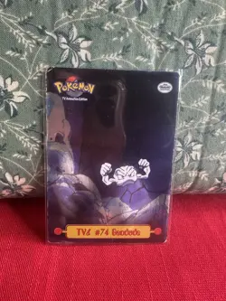 GEODUDE TV6 #74 TOPPS MOVIE ANIMATION HOLO POKEMON TCG - Image 1