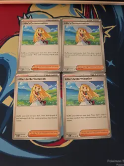 Lillie's Determination 4x Lot Mega Evolutions 119/132 Pokemon TCG NM - Image 1
