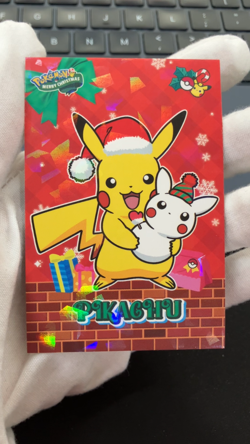 Pikachu Ice Holo Pokemon 2024 Card Database Merry Christmas - Image 2