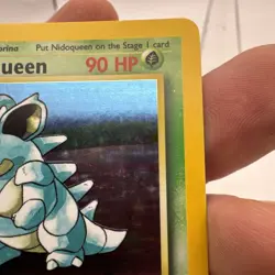 Pokemon TCG Nidoqueen Jungle 7/64 Holo Unlimited Holo Rare LP - Image 2