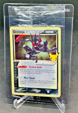 Pokemon Celebrations GRENINJA Gold Star Sealed Black Star Promo SWSH144 (D) - Image 1
