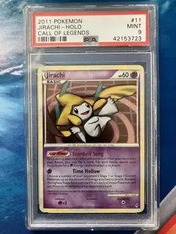 Pokemon Jirachi 11/95 Holo Call of Legends PSA 9 Mint - Image 1