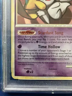 Pokemon Jirachi 11/95 Holo Call of Legends PSA 9 Mint - Image 4