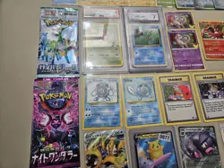 Big Lot Pokemon Cards Graded Slab Packs Singles Holo Rare Full Art Japan English - Image 3