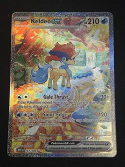 Pokemon Keldeo ex 167/086 SV White Flare - Special Illustration Rare MINT - Image 1