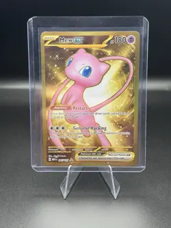 2023 Pokemon MEW Ex #205/165 Scarlet & Violet 151 MEW EN Hyper Rare Holo English - Image 1