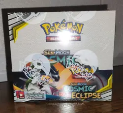 Pokemon Sun & Moon Cosmic Eclipse Booster Box SEALED - Image 1