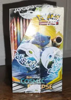 Pokemon Sun & Moon Cosmic Eclipse Booster Box SEALED - Image 4