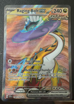 Raging Bolt ex 196/162 SV Temporal Forces Ultra Rare Pokemon NM - Image 1