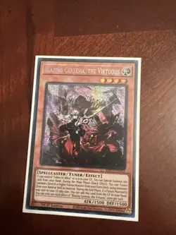 Yugioh! Blazing Cartesia, the Virtuous MP23-EN162 Prismatic Secret 1st Ed NM - Image 1