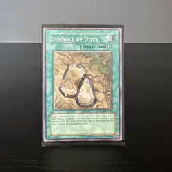 LP/MP - MISPRINT - Symbols of Duty - Secret Rare Letters - TAEV-EN060 - Yu-Gi-Oh - Image 1