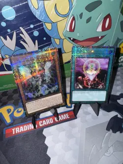 Yugioh 25th Stamp QCSR Tempest Dragon Ruler & One For One 1st Ed. Bonanza NM - Image 2