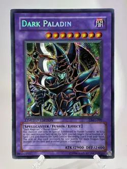 2003 Yu-Gi-Oh! Dark Paladin DMG-001 Secret Rare Limited Edition MP Holo - Image 1