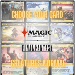 Magic the Gathering Final Fantasy Creatures Normal NM: Choose your card - Image 1