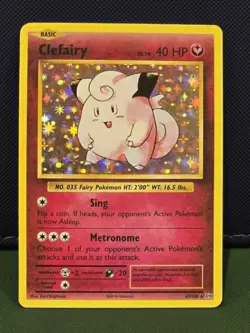 Pokemon Cards - Clefairy 63/108 - XY Evolutions - Holo Rare - Image 1
