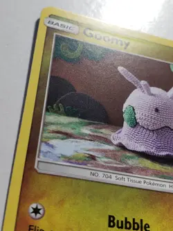 Goomy 94/145 - Asako Ito Crocheted Art - Guardians Rising Pokemon Card - Image 2