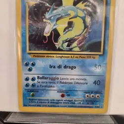 Gyarados 006/102 Base Set Holo Italian Pokemon Card TCG 1999 Vintage - Image 2
