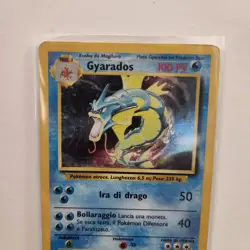 Gyarados 006/102 Base Set Holo Italian Pokemon Card TCG 1999 Vintage - Image 3