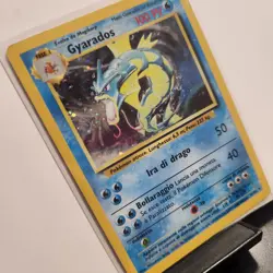 Gyarados 006/102 Base Set Holo Italian Pokemon Card TCG 1999 Vintage - Image 4