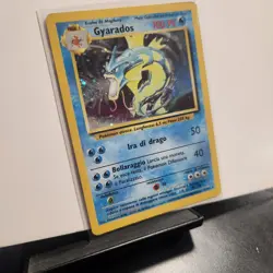 Gyarados 006/102 Base Set Holo Italian Pokemon Card TCG 1999 Vintage - Image 5