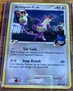 Ambipom 56/111 - Rising Rivals - Common - Pokemon Card TCG - Lightly Played - Image 1