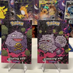 Weezing, koffing#110#109 Cracked Ice Holo - Crystal Collection 2024 Pokemon Card - Image 1