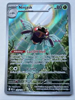 Ninjask 137/132 Pokemon Card Illustration Rare Mega Evolutions Near Mint - Image 1