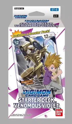 Digimon Card Game :: Starter Deck Venomous Violet ST-6 :: - Image 1