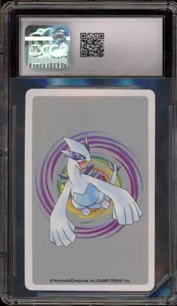 Pokemon Silver Playing Cards Drowsee (Drowzee) 9 of Spades Japanese #096 CGC 10 - Image 2