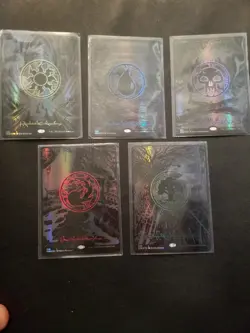 MTG Phyrexian All Will Be One - Full Art (Oil Slick Raised Foil) Set Of 5 Cards - Image 1