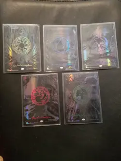 MTG Phyrexian All Will Be One - Full Art (Oil Slick Raised Foil) Set Of 5 Cards - Image 2
