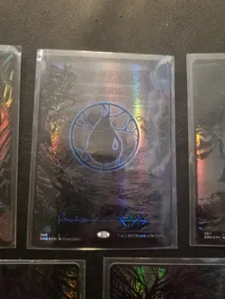 MTG Phyrexian All Will Be One - Full Art (Oil Slick Raised Foil) Set Of 5 Cards - Image 4