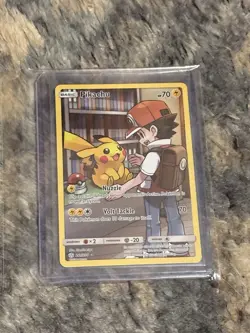Pokemon TCG Pikachu Card #241/236 Cosmic Eclipse Secret Rare - Image 1