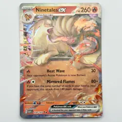 2023 Pokemon SV 151 MEW EN Ninetales ex #038/165 - Mint TCG Card Full Art Holo - Image 1