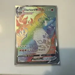 Pokemon TCG Charizard VMAX Champions Path Holo Card 074/073 Secret Rare - Image 1