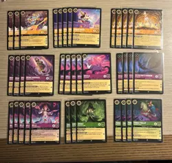 Fabled Lorcana Super Rare Lot Of 144 Cards Includes 4 Complete Sets Super Rare - Image 1