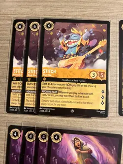 Fabled Lorcana Super Rare Lot Of 144 Cards Includes 4 Complete Sets Super Rare - Image 2