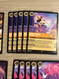 Fabled Lorcana Super Rare Lot Of 144 Cards Includes 4 Complete Sets Super Rare - Image 3