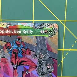 MTG Scarlet Spider, Ben Reilly Borderless Foil Marvel's Spider-Man 214 NM - Image 4