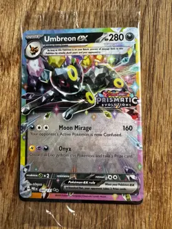 Umbreon Ex Stamped Pokemon Prismatic Evolutions Promo Surprise Box 60/131 Sealed - Image 1