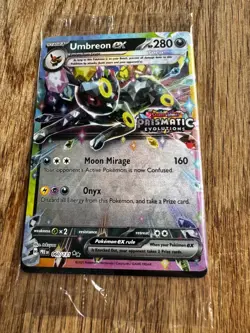Umbreon Ex Stamped Pokemon Prismatic Evolutions Promo Surprise Box 60/131 Sealed - Image 3