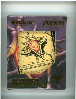 MTG Magic Con 2025 Exclusive Pinfinity AR Enhance Treasure Token (NEW) - Image 1