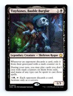 #72 2024 Foundations FDN Tinybones, Bauble Burglar RARE - Image 1