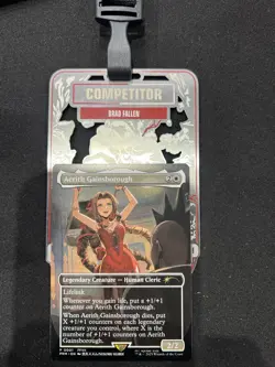 Aerith Gainsborough MTG Final Fantasy RC Promo - NM Condition - Ready To Ship! - Image 1