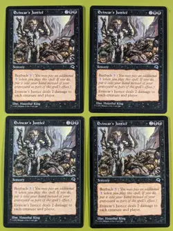 Evincar's Justice x4 Tempest 4x Playset Magic the Gathering MTG - Image 1
