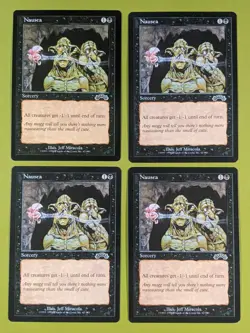 Nausea x4 Exodus 4x Playset Magic the Gathering MTG - Image 1