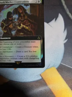 Black Market Connections - Extended Art Foil- MTG: Assassin's Creed R 0161 - Image 4