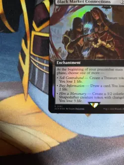 Black Market Connections - Extended Art Foil- MTG: Assassin's Creed R 0161 - Image 5