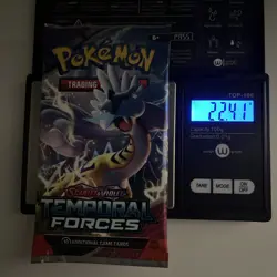 (VERY HEAVY) 22.41g Pokemon TCG Temporal Forces Booster Pack (SEALED)✅ - Image 1